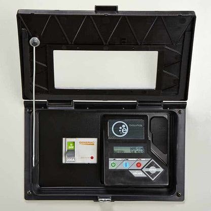 Generac RG03015ANAX - control panel viewing window detail