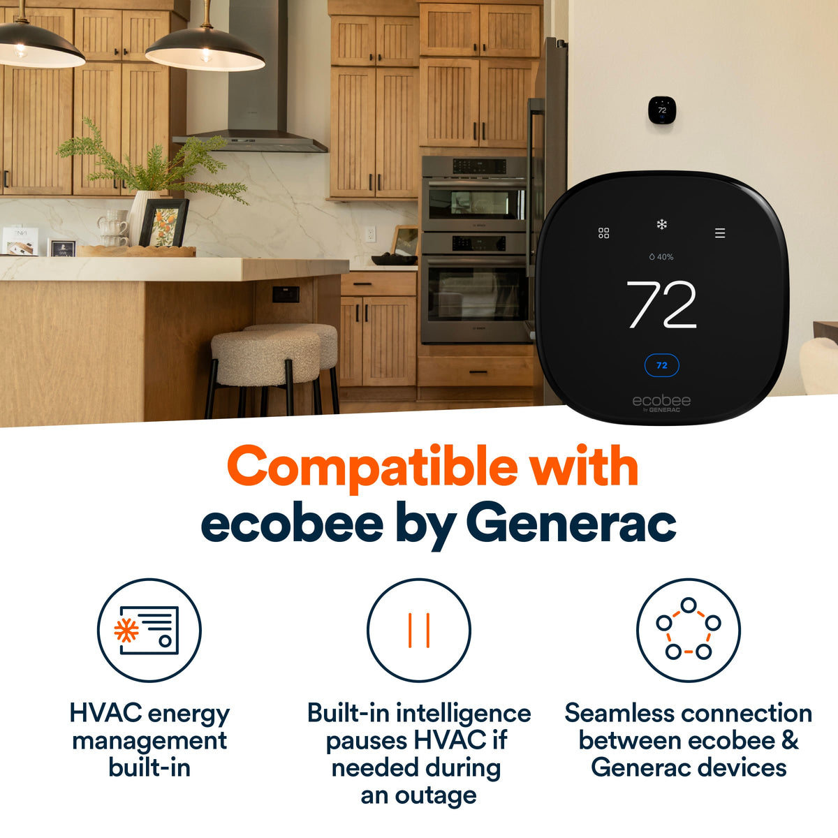 Generac 7324 - ecobee thermostat integration
