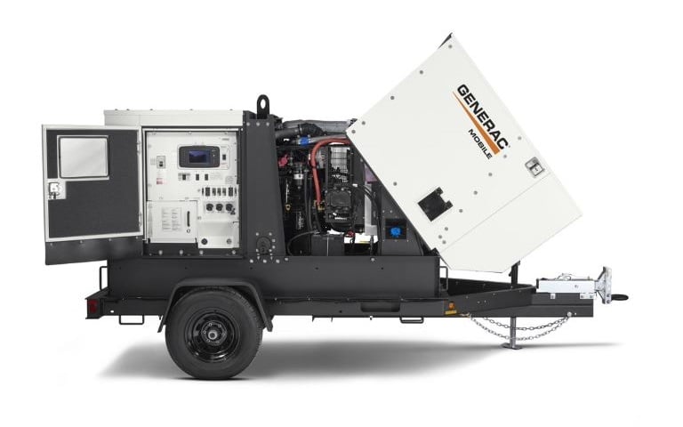 Generac Magnum MDG75DF4 - open panel detail